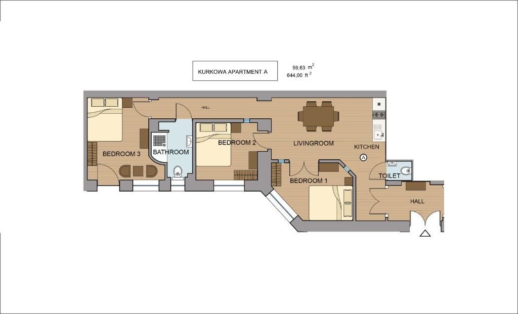 Апартаменты Kurkowa Apartments Краков